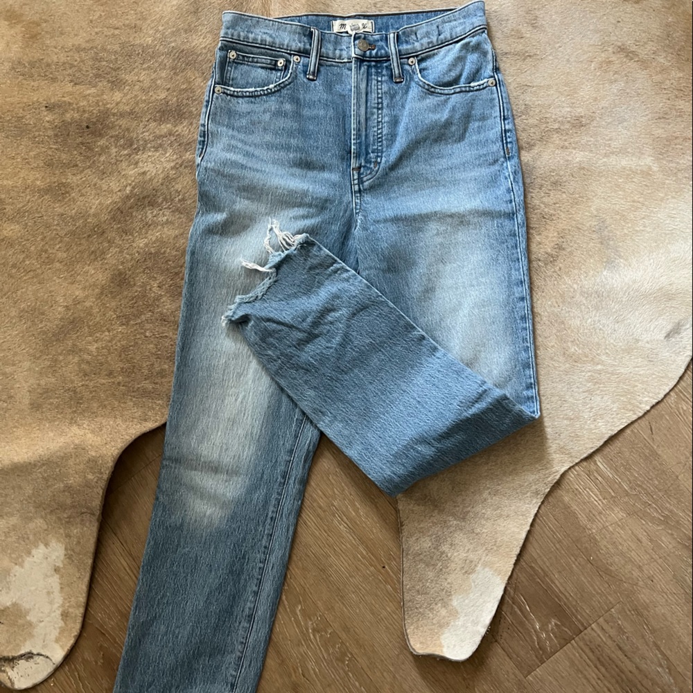Madewell the perfect vintage full length jean size 27